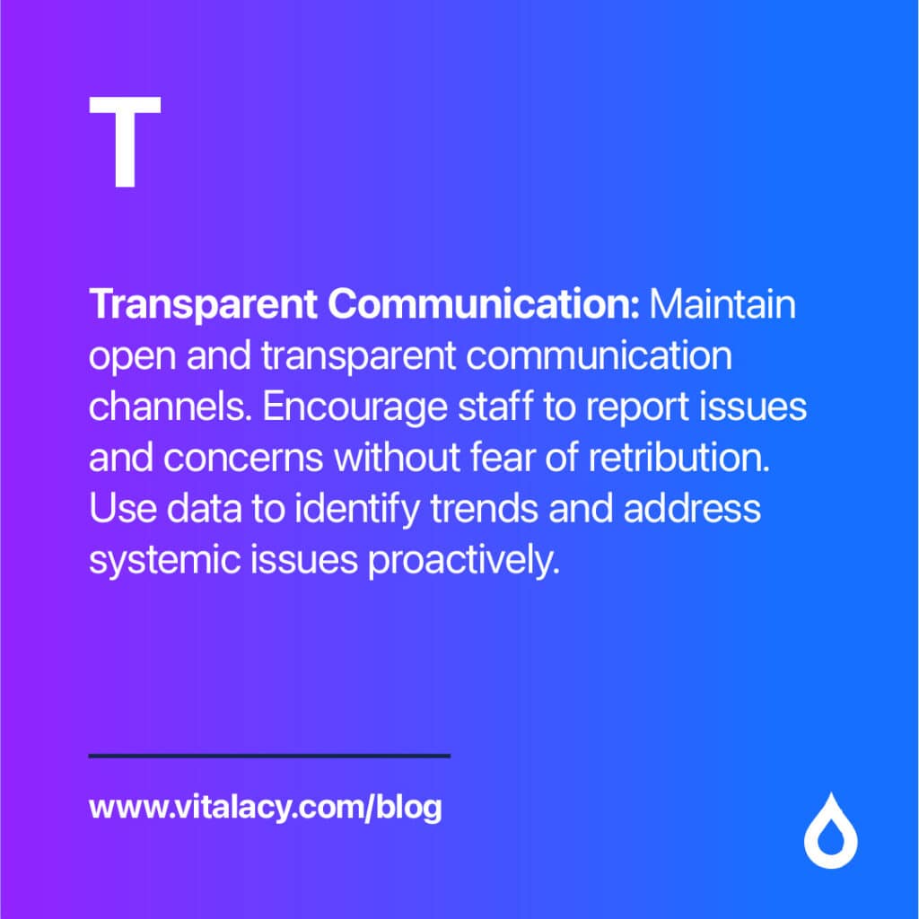 Vitalacy blog featuring Carlos Molina, Client Experience Director, with a quote on patient safety technology and cultural change.